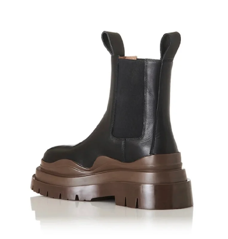 Alias Mae Pixie Black Coffee Leather Chelsea Boots