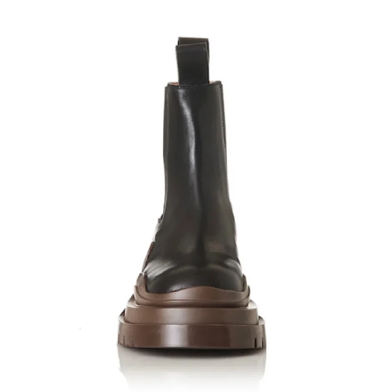 Alias Mae Pixie Black Coffee Leather Chelsea Boots