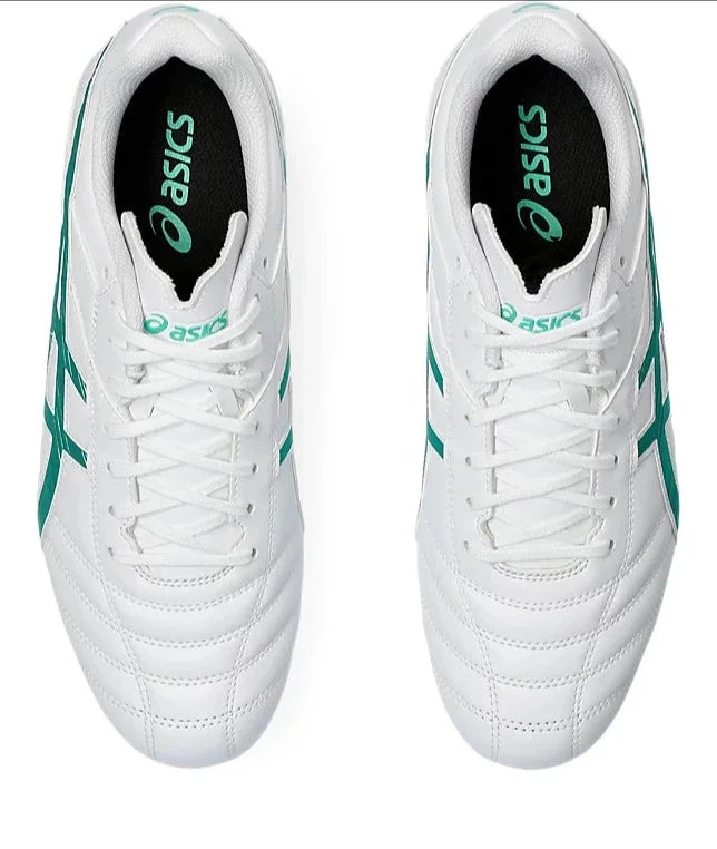 Asics Lethal Speed ST Boots – White / Aurora Green