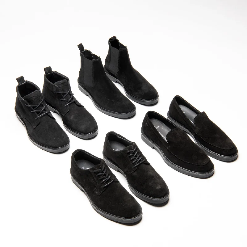 Hinson Beatenberg Chukka Black Velours