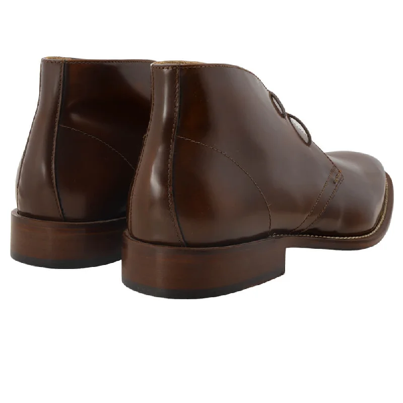 Brown Leather Dessert Boots