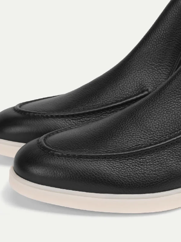 City Chelsea Boots Black Grain