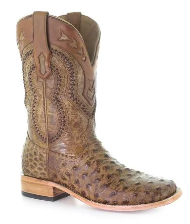 Corral Mens Oryx Ostrich Roper