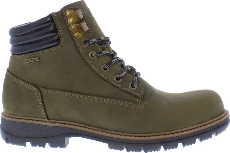 Country Jack 9851 Colton Mens Khaki Leather Waterproof Boots