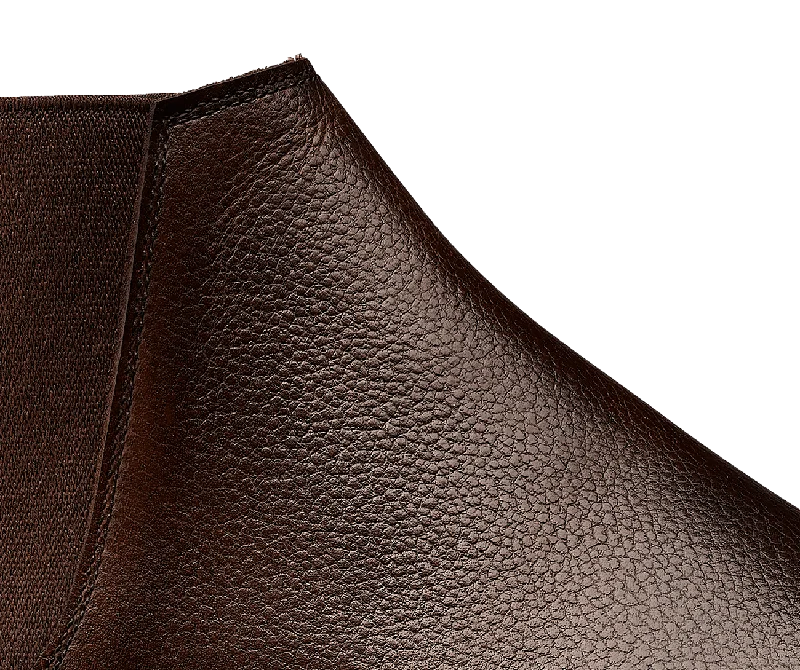 Cranton Dark Brown Pebble Grain