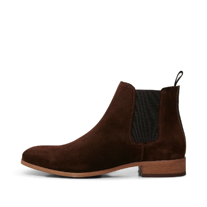 Dev chelsea boot waxed - BROWN