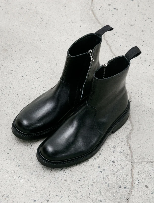 Trickers Zip Boot Calf Leather Black