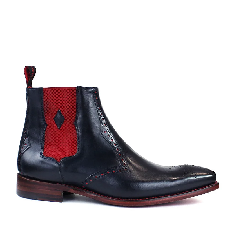 Jeffery West - The Duke Hunger-B Chelsea Boots in Indigo