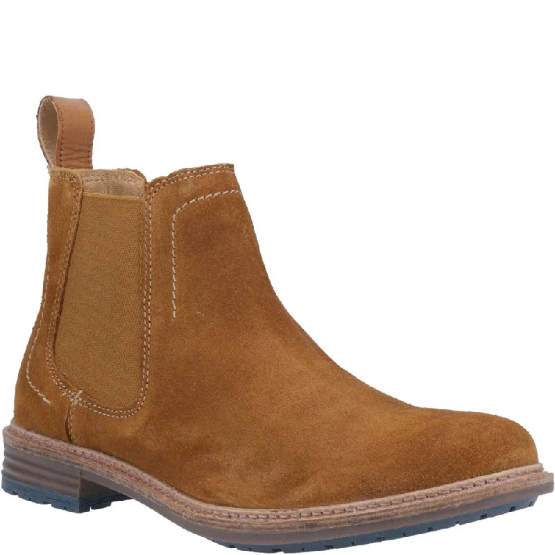 Tan Justin Suede Chelsea Boots