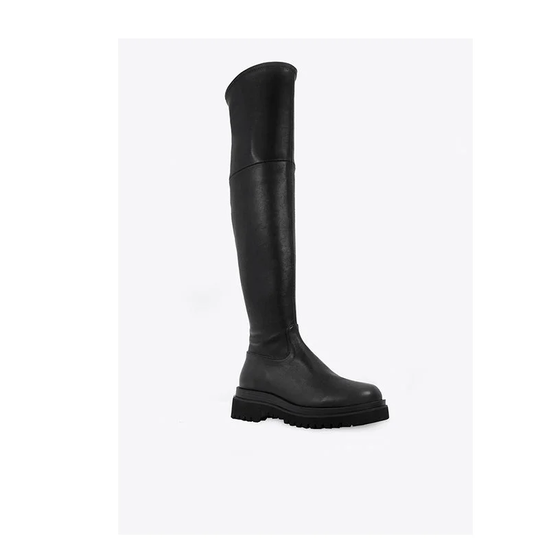 Lola Cruz Amalia Leather Tall Boots