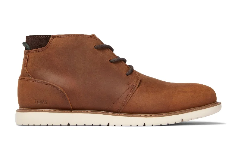 Navi Chukka Boot - Water Resistant Brown Leather