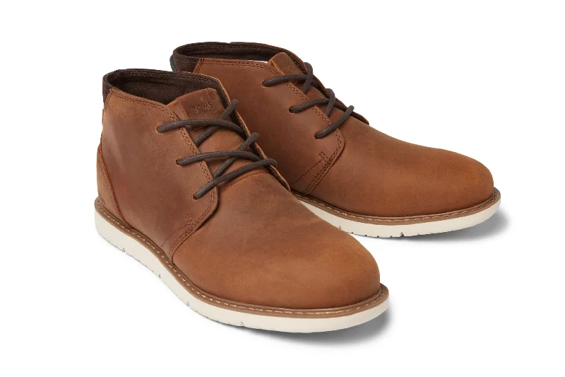 Navi Chukka Boot - Water Resistant Brown Leather