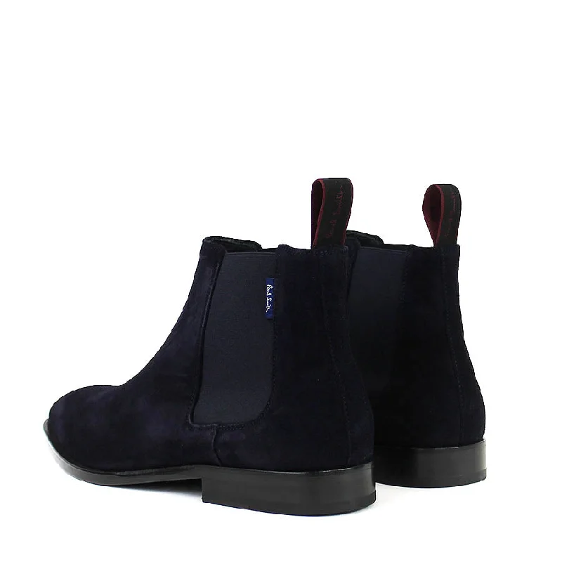 PS Paul Smith - Gerald Chelsea Boots in Navy Suede