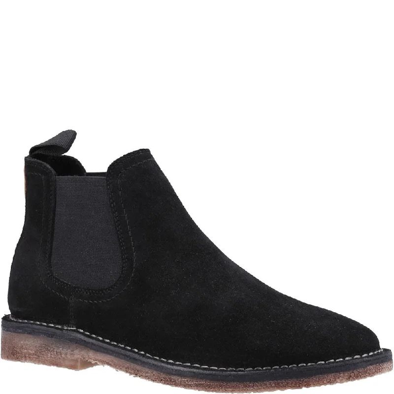 Black Shaun Suede Chelsea Boots