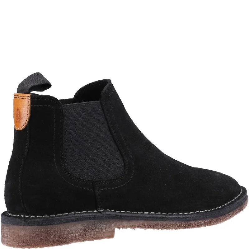 Black Shaun Suede Chelsea Boots