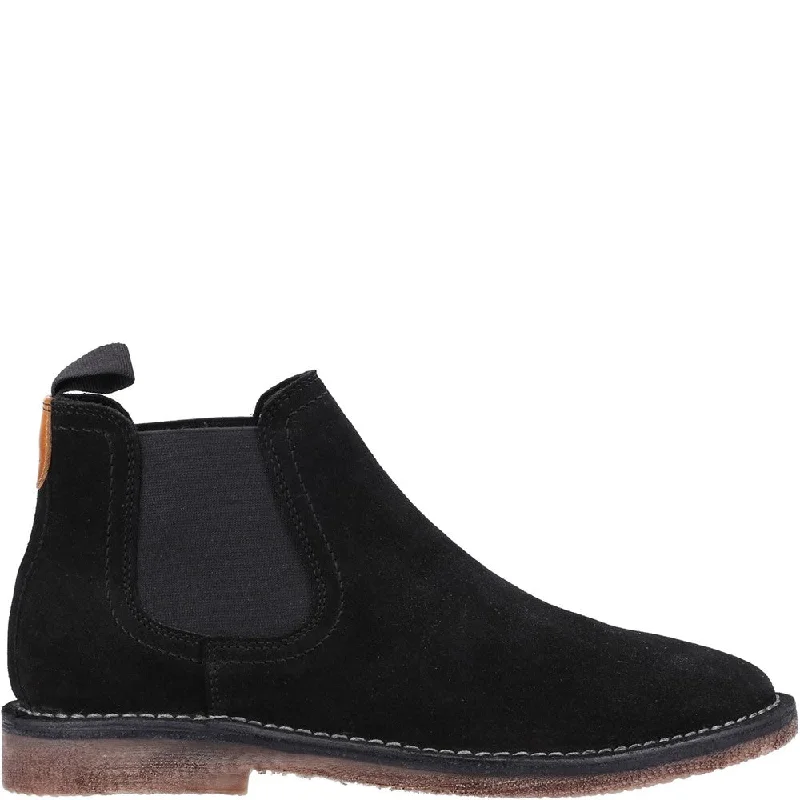 Black Shaun Suede Chelsea Boots