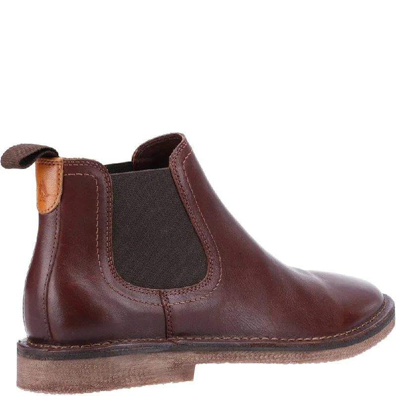 Brown Shaun Leather Chelsea Boots