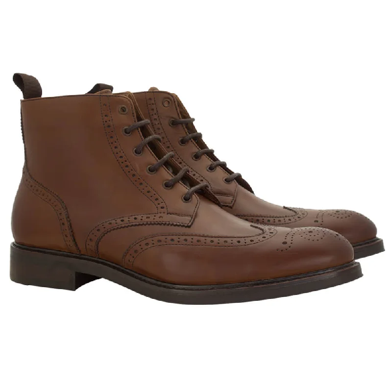 Tan Atlant Crust Boots