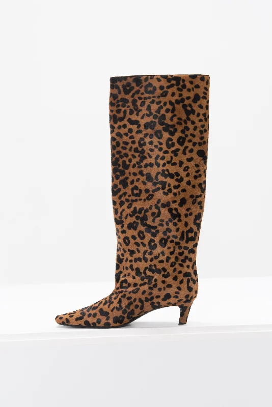 The Wide Shaft Boot, Leopard