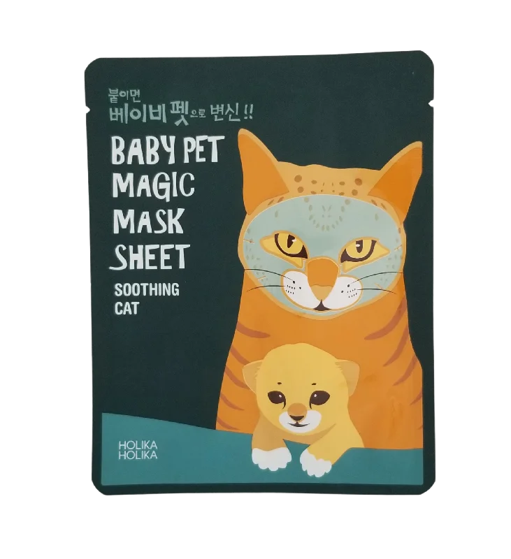 Baby Pet Magic Mask Sheet - Soothing Cat