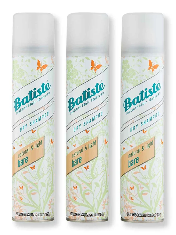 Batiste Dry Shampoo Bare 3 Ct 6.73 fl oz