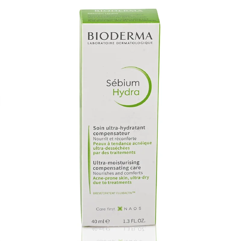 Bioderma Sebium Hydra Moisturizer | Intense Hydration for Acne-Prone & Ultra-Dry Skin (40ml)