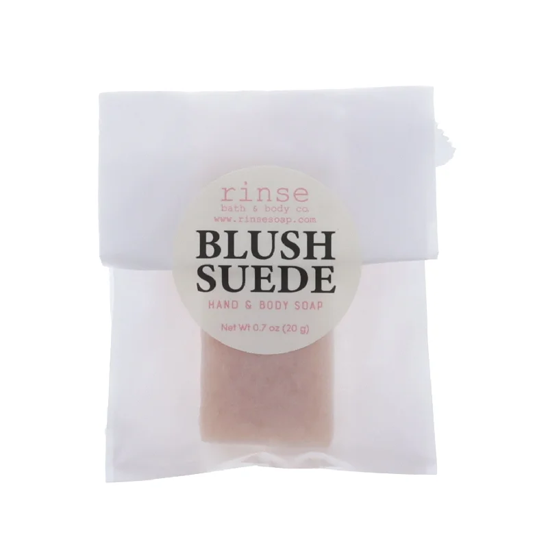 Blush Suede Soap Slice