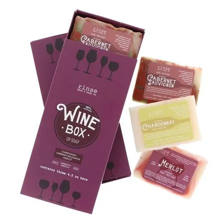 Box of Wine Soap (3 bars)