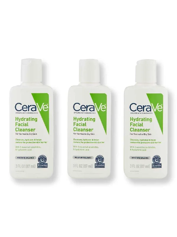 CeraVe Hydrating Cleanser 3 Ct 3 oz