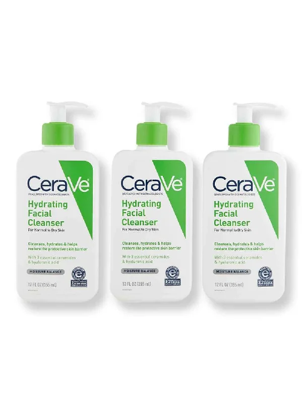 CeraVe Hydrating Cleanser 3 Ct 12 oz