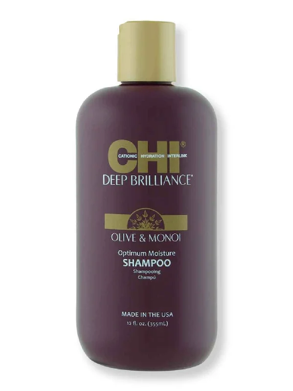 CHI Deep Brilliance Olive & Monoi Optimum Moisture Shampoo 12 fl oz