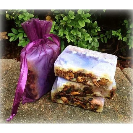 Jasmine and Rose Petal Soap (Organic, Vegan, 100% Natural)