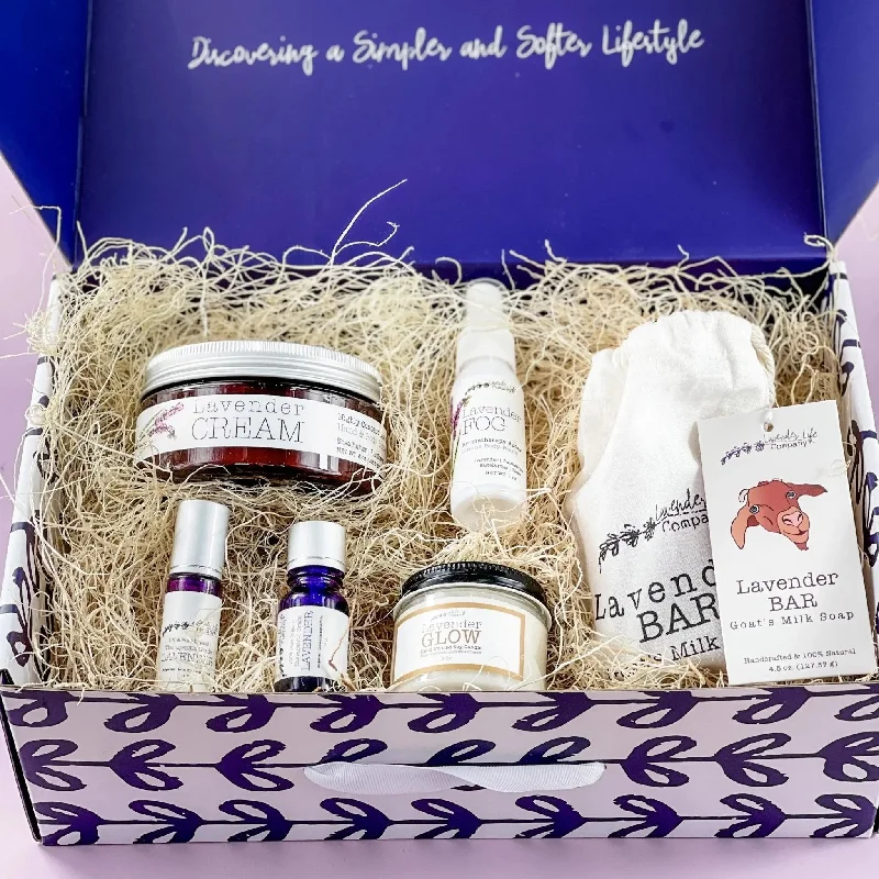 Ultimate Lavender Gift Set - Lotion, Soap, Candle & More