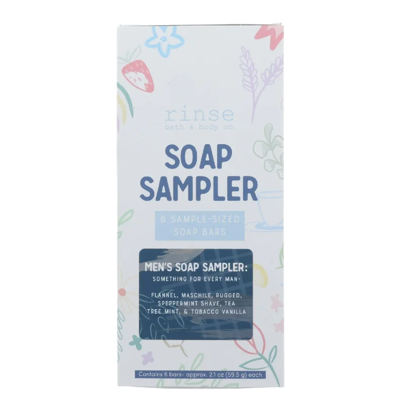 Men's Soap Sampler Box (6 half bars)