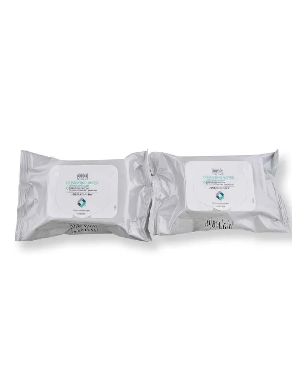 Obagi On the Go Cleansing and Makeup Removing Wipes 25 Ct Pack of 2