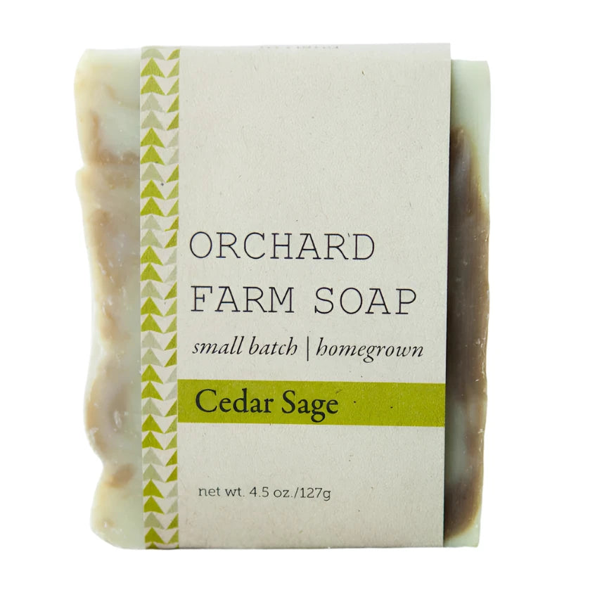 Orchard Farm Cedar Sage Soap Bar