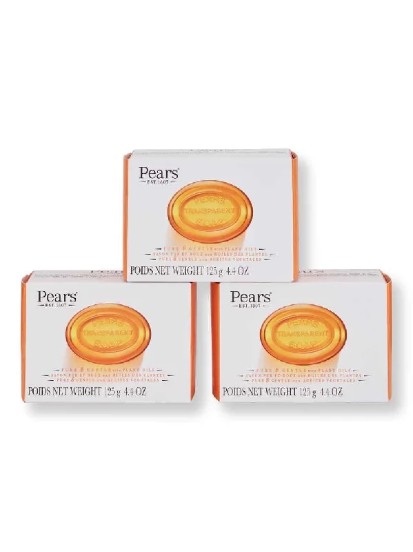 Pears Transparent Soap Gentle Care 3 Ct 4.4 oz