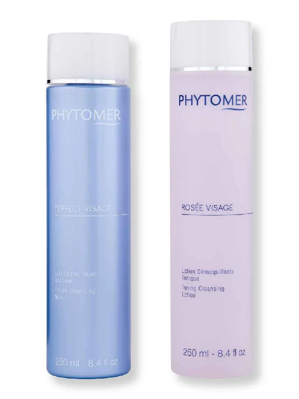 Phytomer Rosee Visage Toning Cleansing Lotion 250 ml & Perfect Visage Gentle Cleansing Milk 250 ml