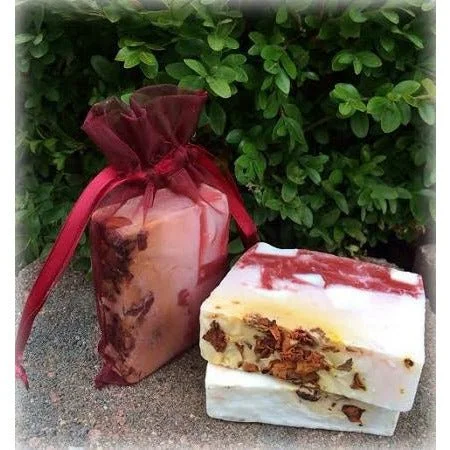 Rose Petal Lilac Soap - Luxury Rose Soap (Natural, Vegan, Organic)