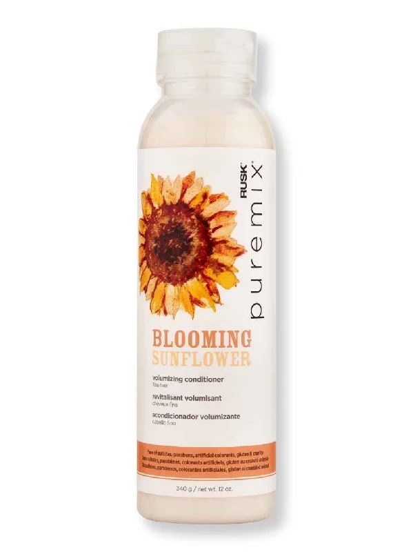 Rusk Puremix Blooming Sunflower Volumizing Conditioner 12 oz