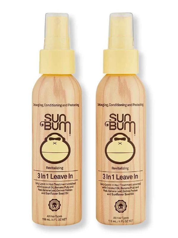 Sun Bum Revitalizing 3 In 1 Leave In Conditioner 2 Ct 4 oz