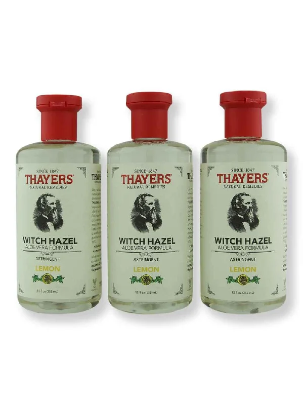 Thayer's Lemon Witch Hazel Astringent with Aloe Vera 3 ct 12 oz