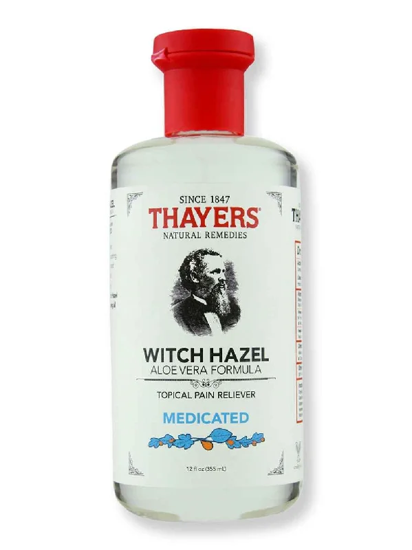 Thayer's Medicated Witch Hazel Astringent with Aloe Vera 12 oz