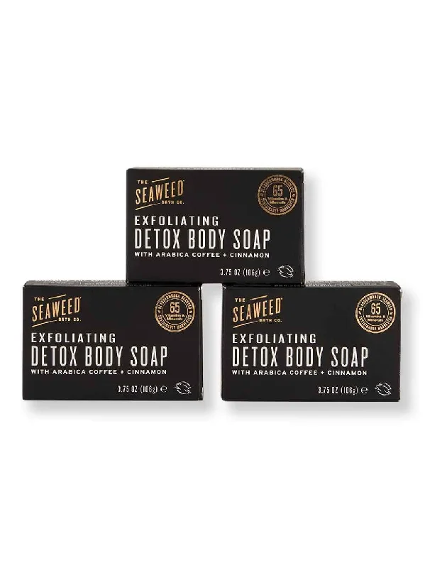 The Seaweed Bath Co. Exfoliating Detox Body Soap 3 Ct 3.75 oz