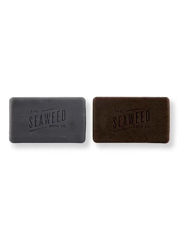 The Seaweed Bath Co. Purifying Detox Facial Bar 3.75 oz & Exfoliating Detox Body Soap 3.75 oz